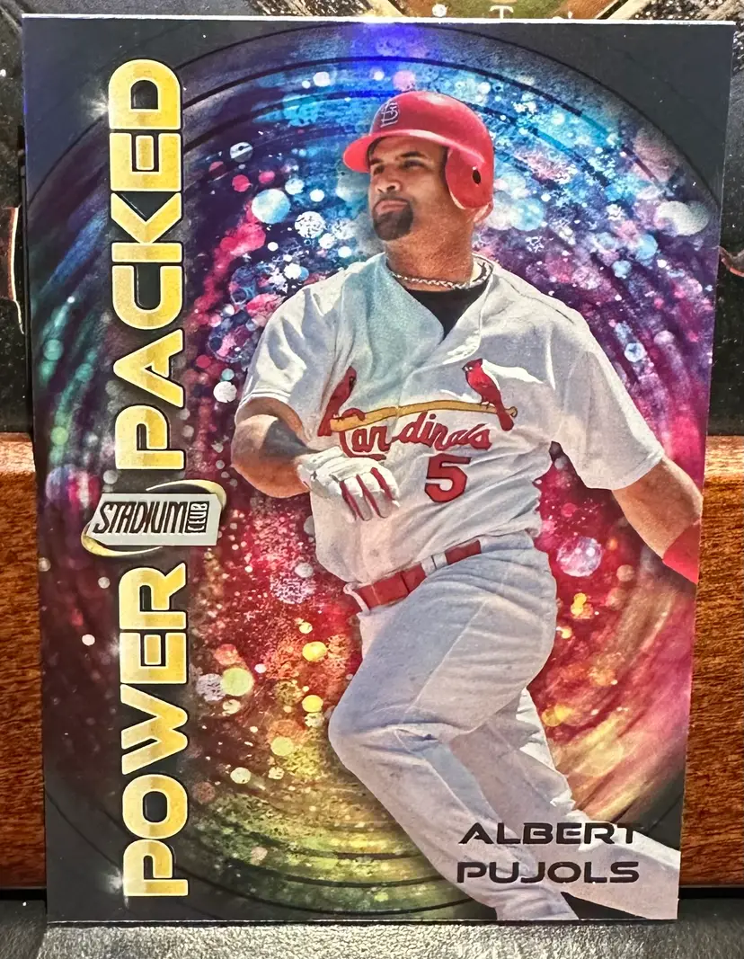 Albert Pujols Power Packed Insert 2024 Stadium Club PP-4 St. Louis Cardinals