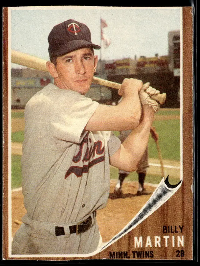 #92 Billy Martin 1962 Topps #208 *LIVE AUCTION*