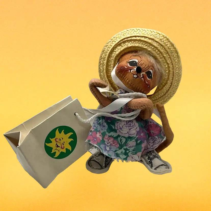 Auction Times Mouse 1994 Annalee Mobilitee 7" Doll