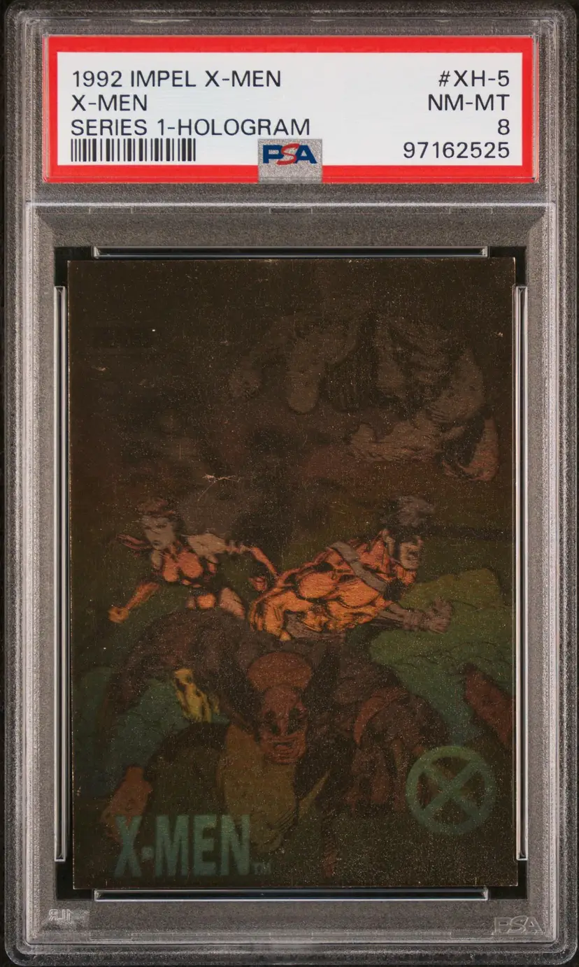 1992 Impel X-Men Series 1 Hologram XH5 PSA 8