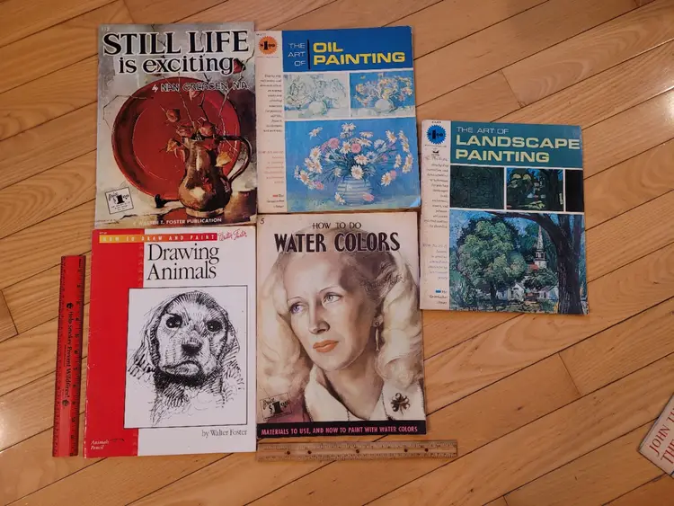 Collection of Vintage Art Books