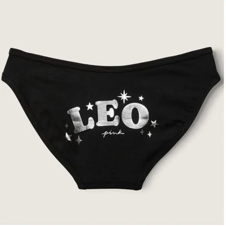 S-Victoria's Secret PINKCOTTON BIKINI UNDERWEAR Constellation✨️ Leo NWT