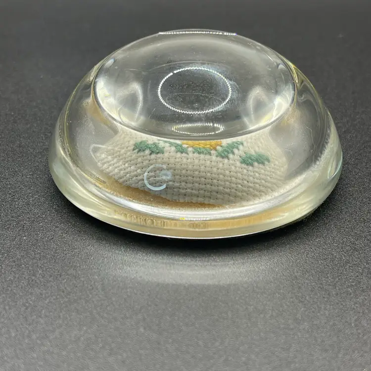Vintage Cross Stitch Paperweight