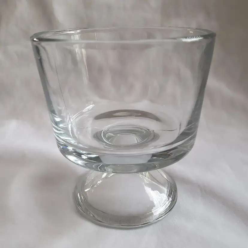 Anchor Hocking Presence Clear Glass Mini Trifle Bowl Individual 4" tall approximately