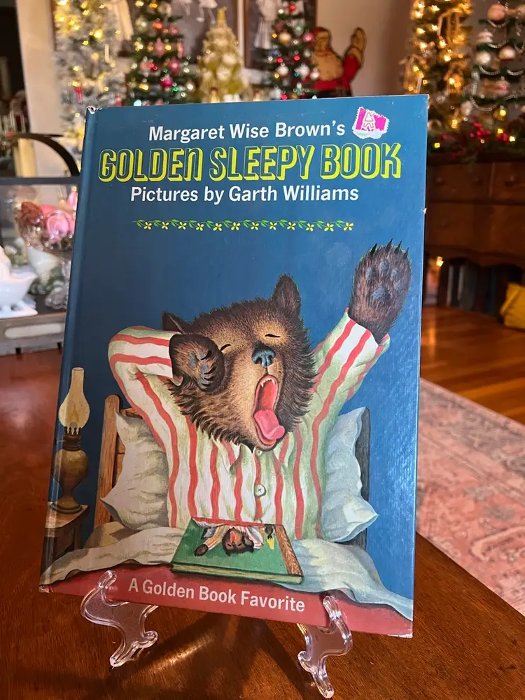 LARGE Golden Sleepy Book- 1965