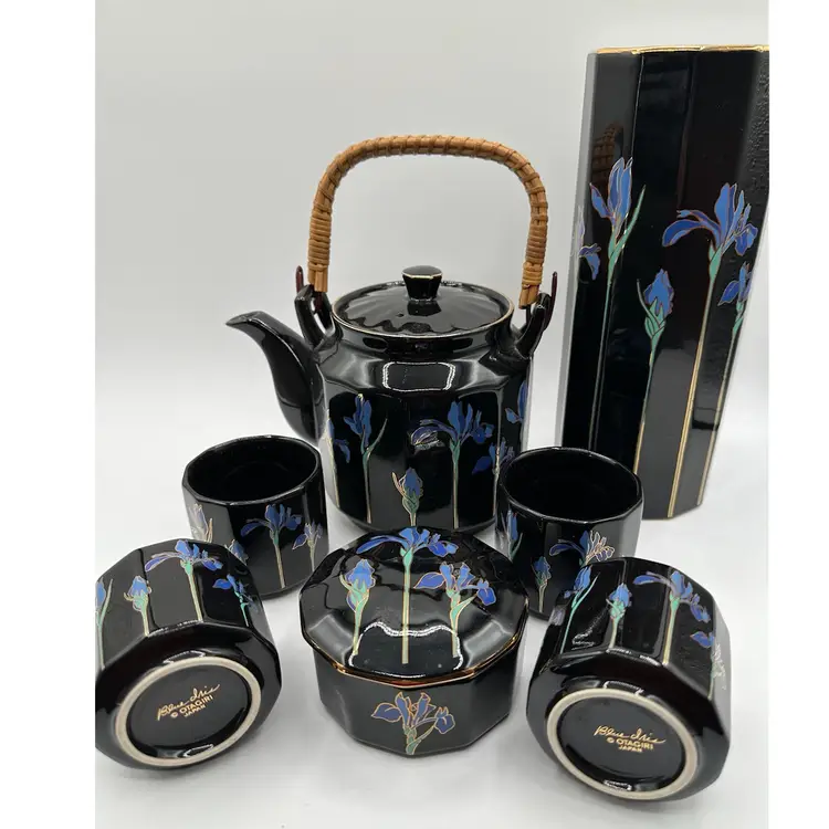 Otagiri “Blue Iris” Tea Set Circa 1980’s