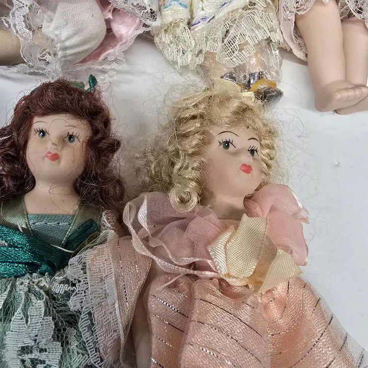 Lot of Mini Bisque Baby Dolls