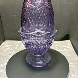 Vintage Fenton Purple Pineapple fairy light