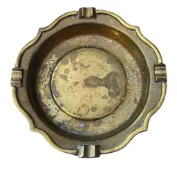 Brass Ashtray Plant Holder