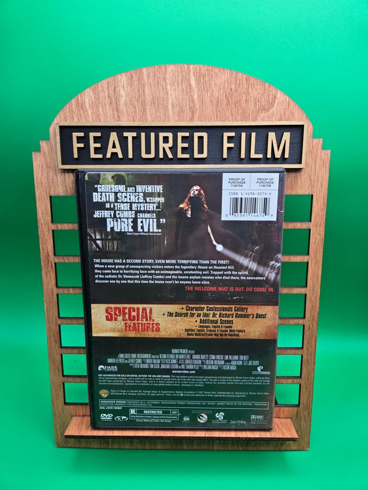 Return to House on Haunted Hill (DVD, 2007, Rated)