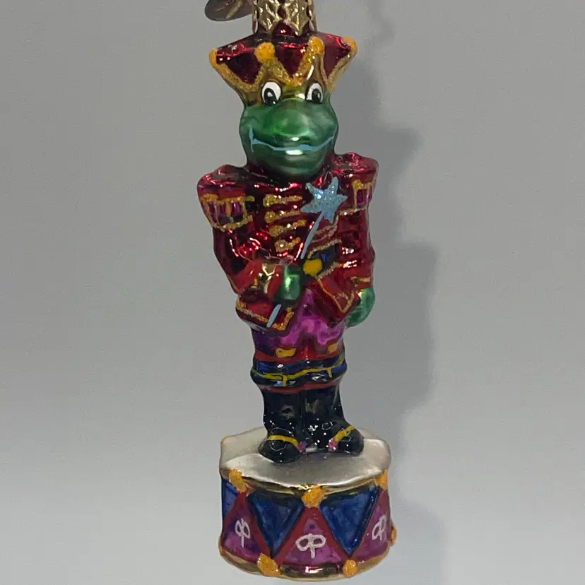 🎄$1 Banger Christopher Radko Never Been Kissed FGem Ornament 3.5” Frog Prince