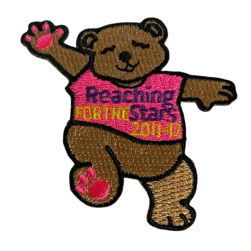 Vintage Scouting Fun Patch : Girl Scout Of The Rio Grande Council - Reaching For The Stars 2011 2012