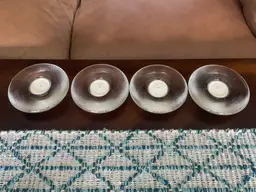 Scandianvian Glass Votive Holders (Set of 4)
