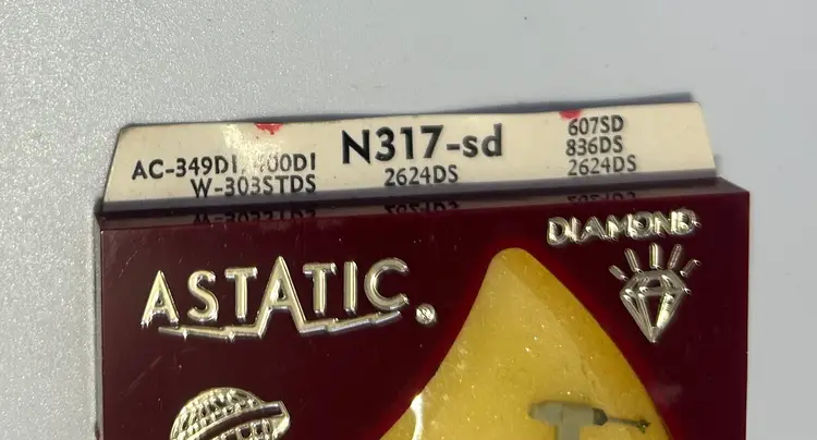 Vintage Astatic Diamond NOS Replacement Record Player Stylus/Needle N317-sd Electro Voice