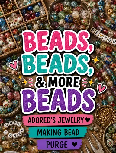 Finish Up The Beads And Random Jewelry!! Let’s Hang♥️
