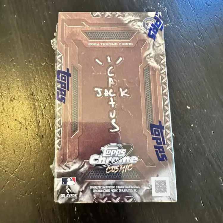 Topps Cosmic Chrome X Travis Scott Sealed Box