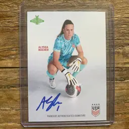ALYSSA NAEHER BLUE Ink Auto /200 Chicago Red Stars 2024 Parkside USWNT One Nation One Team ONOT Soccer Card