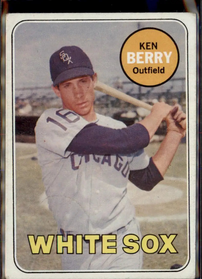 1969 Topps #494 Ken Berry - (pk3) - Chicago White Sox