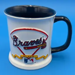 Vintage Atlanta Braves ceramic coffee mug