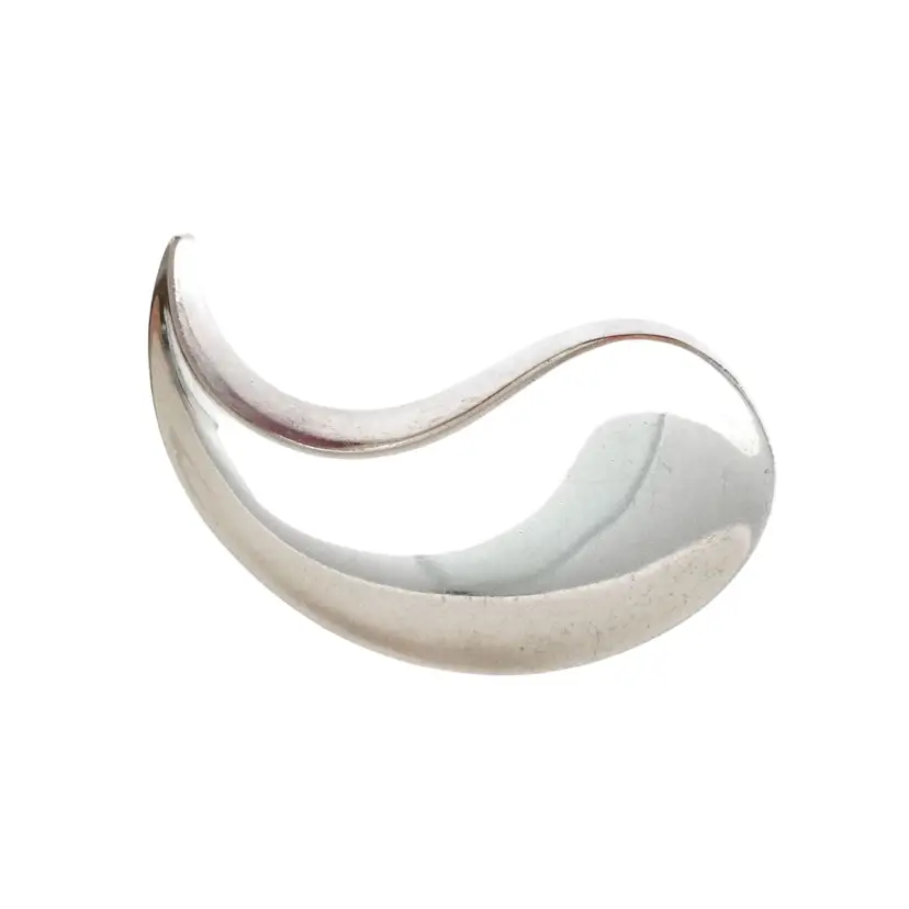 Anton Michelsen Sterling Silver Abstract MCM Brooch By Karen Strand