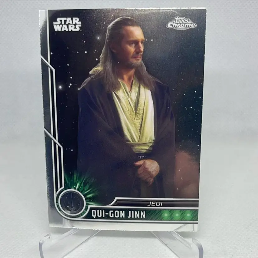 2023 Topps Chrome Star Wars QUI-GON JINN Card #60 Jedi