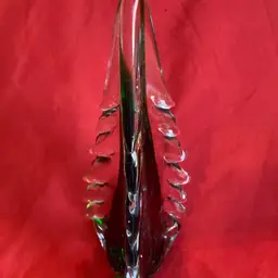 36. MCM Tall 12 Inch Glass Christmas Tree