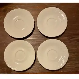 4 Royal Doulton English Porcelain Moselle St Moritz Saucers