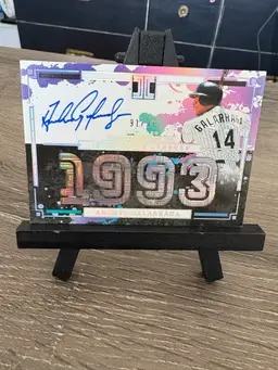 Andres Galarraga 2025 Panini Impeccable Leaders Auto Autograph /93 MLB Baseball Card Colorado Rockies (F)