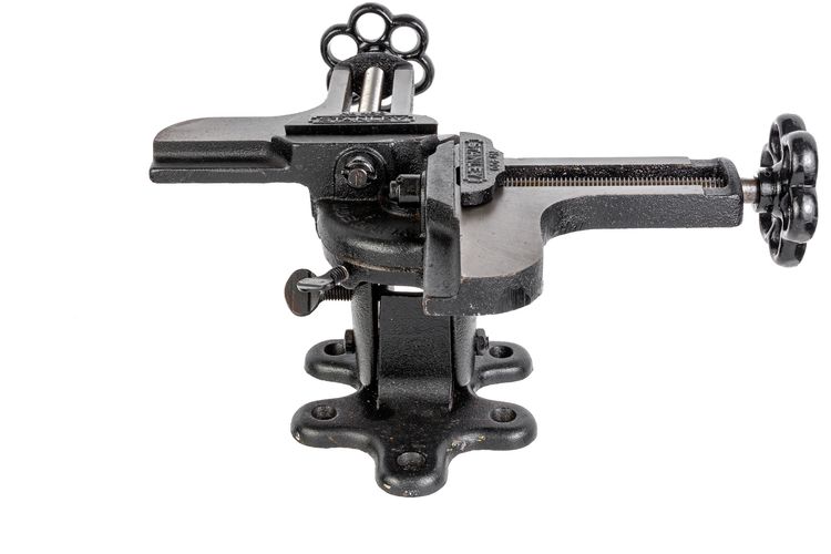 Vintage Stanley No. 400 Cast Iron Mitre Vice - Tilts & Swivels