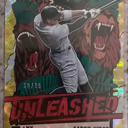 2021 Panini Donruss Aaron Judge /99 Gold Unleashed #UNL8