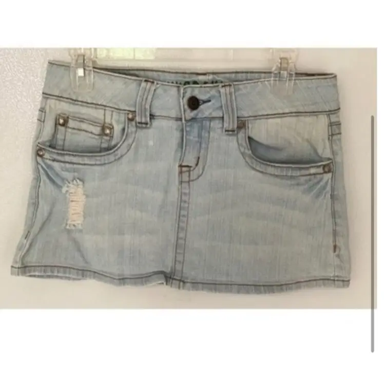 Hydraulic Juniors Denim Mini Jean Skirt