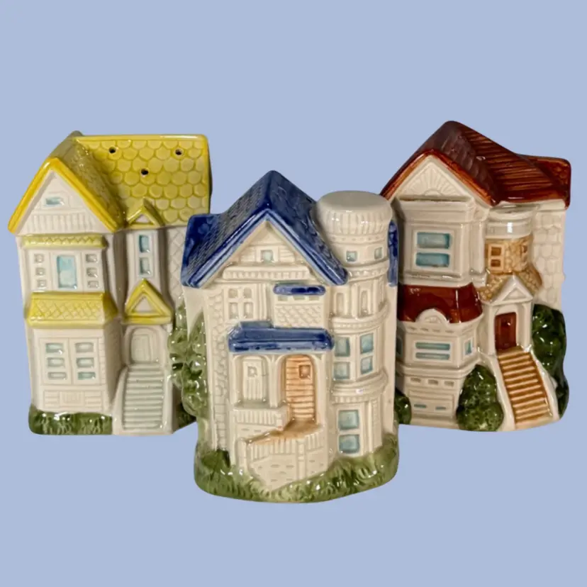 🏡 Vintage Made In Japan Otagiri Victorian House Shaker Set – Salt, Pepper & Other Shaker | Set of 3