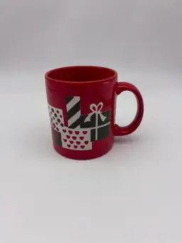 Vintage Waechtersbach Christmas Presents 10oz Coffee Mug West Germany