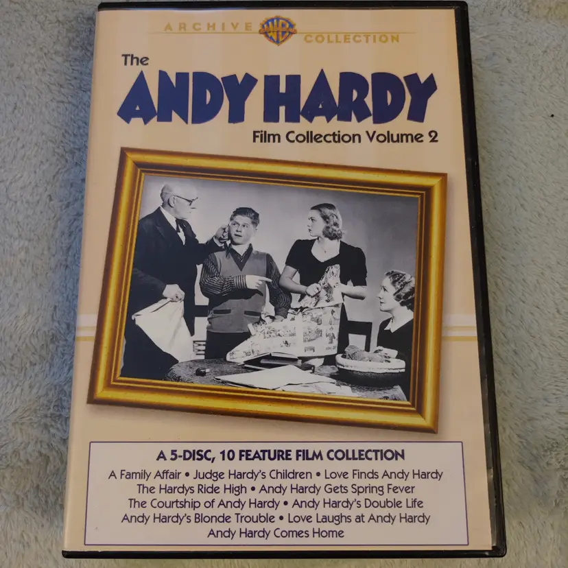DVD. The Andy Hardy film collection, volume 2. Used.