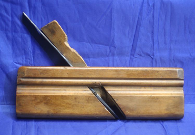 Wooden Gunstock Barrel Channel Plane – Probably European – Austrian Iron