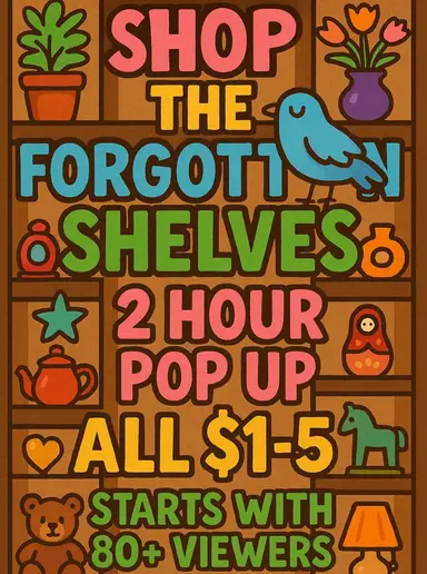 Pop Up! Shop My Forgotten Items - $1-5 Starts When We Hit 80+ Viewers