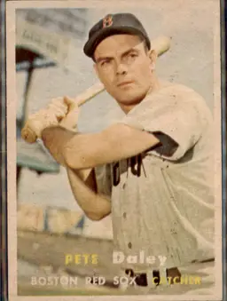 1957 Topps #388 Pete Daley - (pk1) - Boston Red Sox