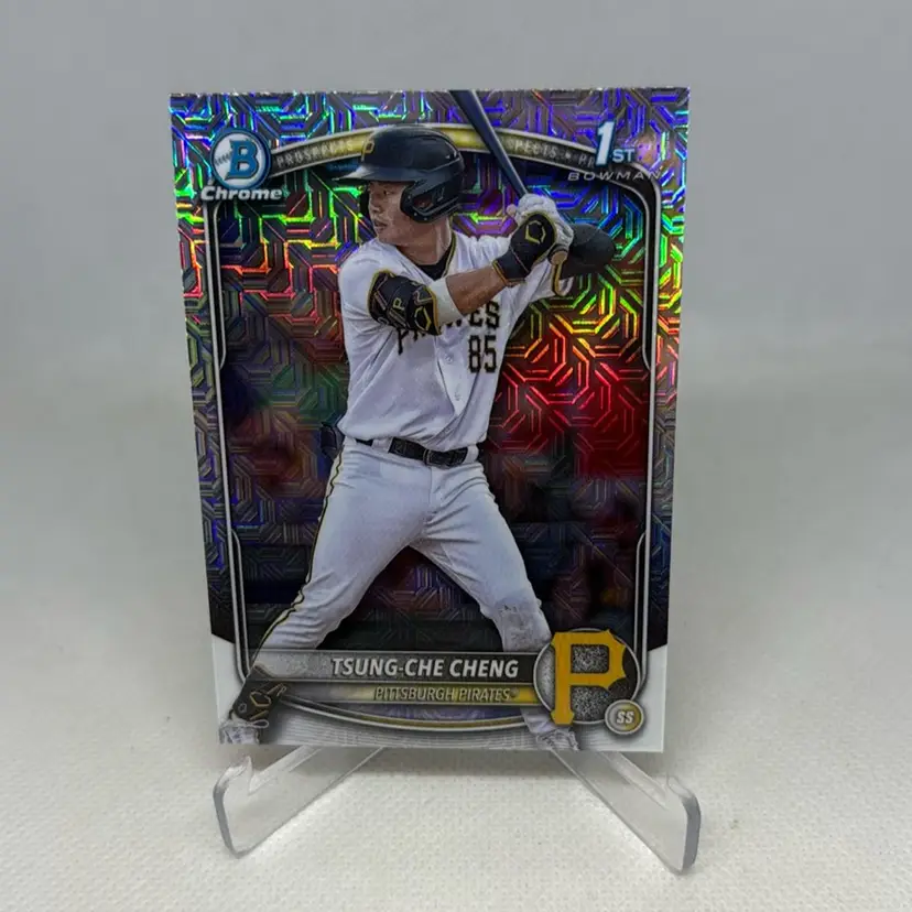 2025 Bowman Chrome Tsung-Che Cheng 1st MOJO Refractor BCP-95 Pirates