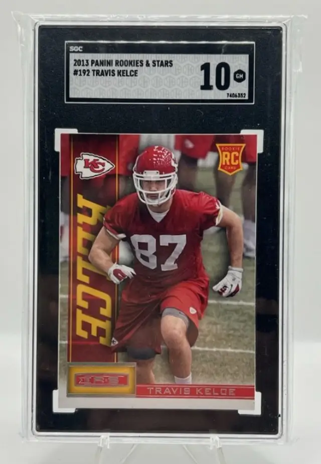 2013 Travis Kelce Panini Rookies & Stars Rookie RC Kansas City Chiefs SGC 10