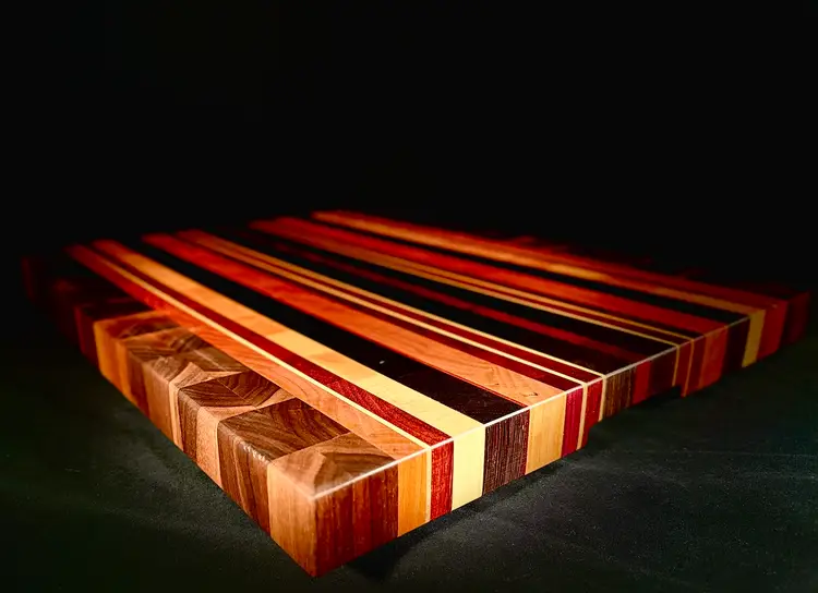 Custom end-grain Heirloom cutting boards.