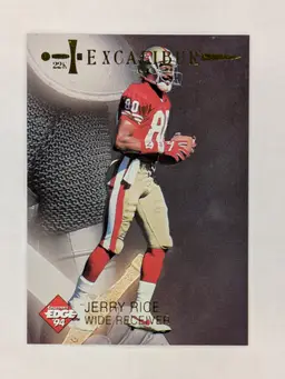 Jerry Rice 1994 Collector’s Edge Excalibur #9 of 25 HOF San Francisco 49ers