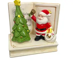 Lefton 1985 Santa And Tree Plays Music