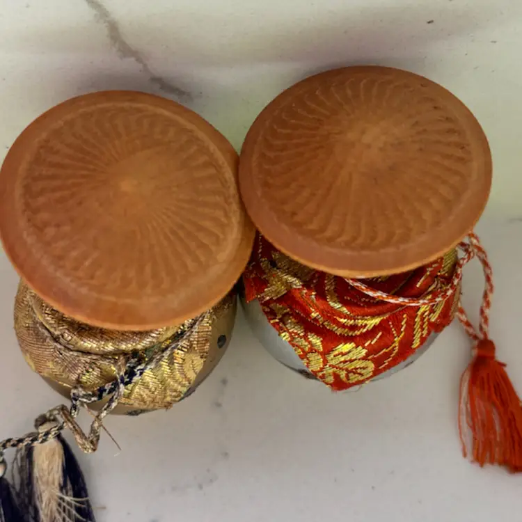 100TH LIVE THANK YOU: Pair Of Vintage Kokeshi Dolls