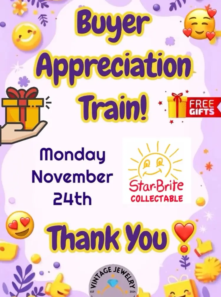 Buyer’s Appreciation $1 Sterling Starts - Giveaways