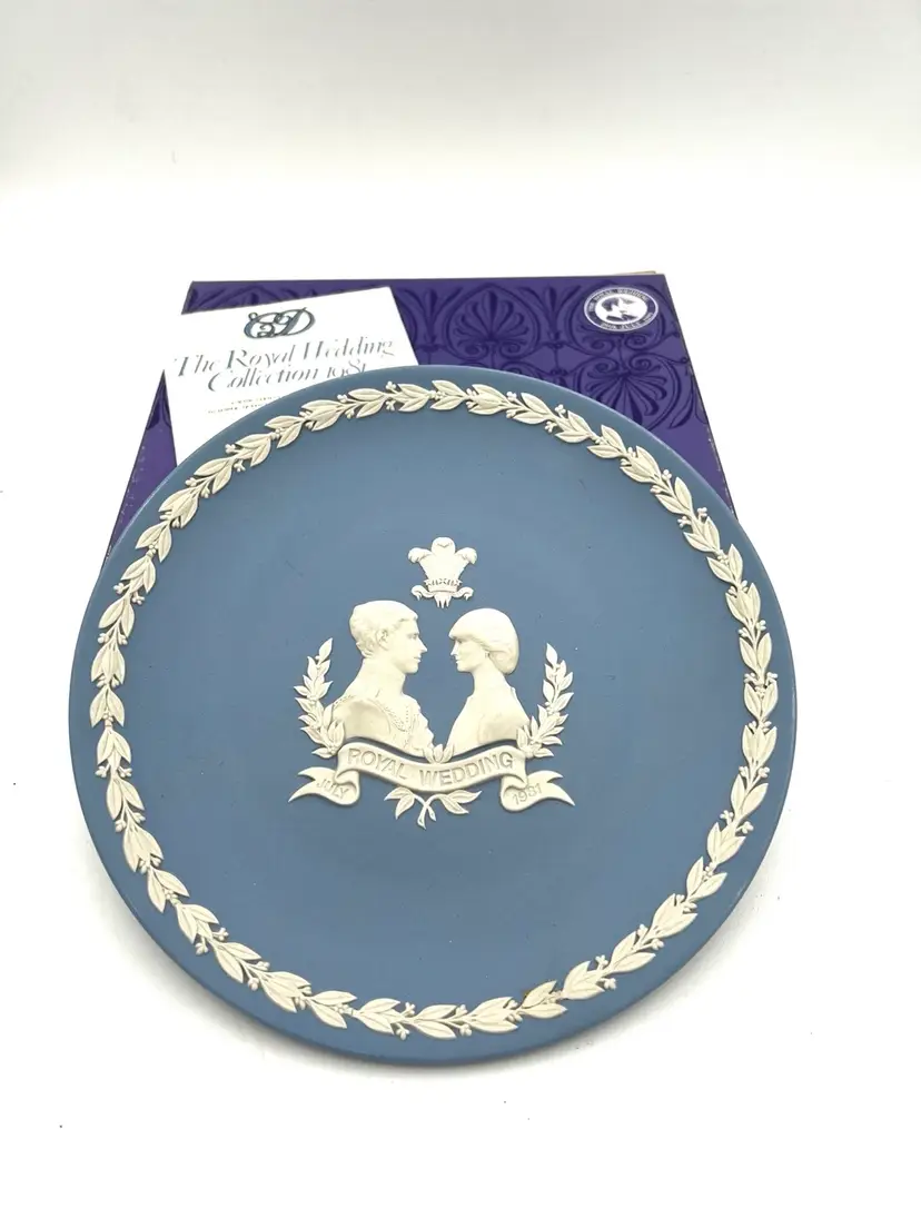 Wedgwood Royal Wedding Commemorative Plate 8” In Original Box