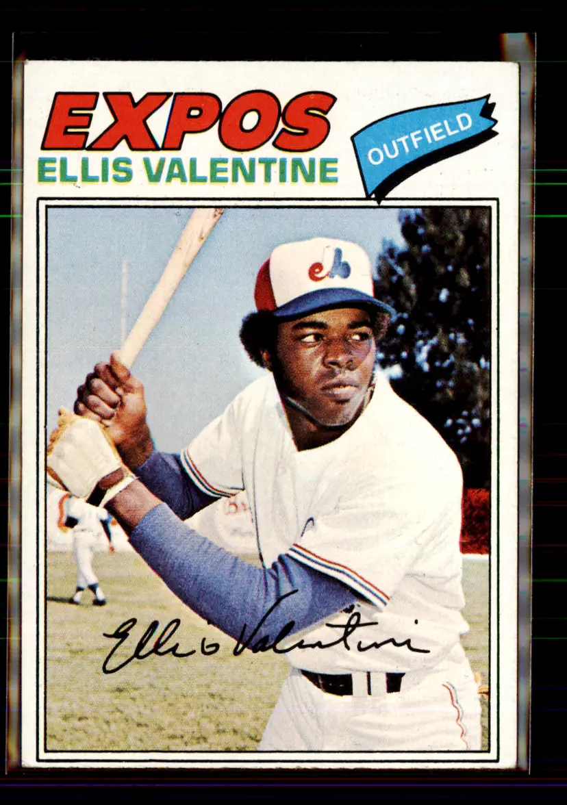 Ellis Valentine 1977 Topps #52 - (144) - Montreal Expos