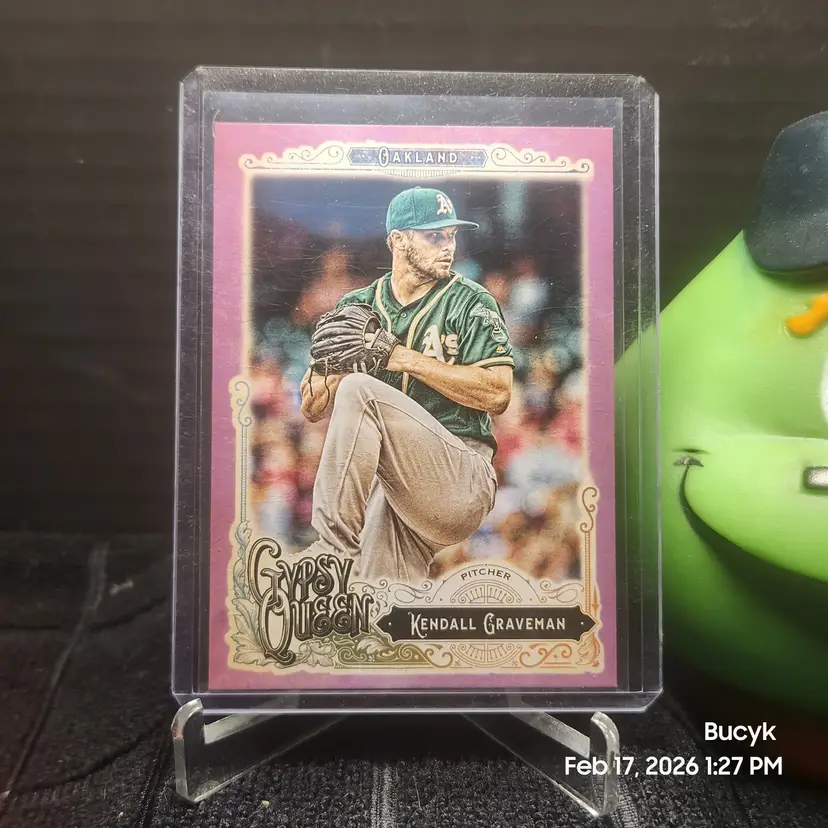 2017 Topps Gypsy Queen Purple - Kendall Graveman Oakland Athletics 23/250