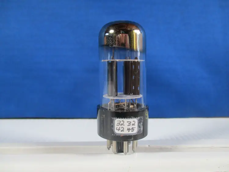 Sylvania 6SL7GT Vacuum Tube Tall Tube Black Plate TV-7 Tested