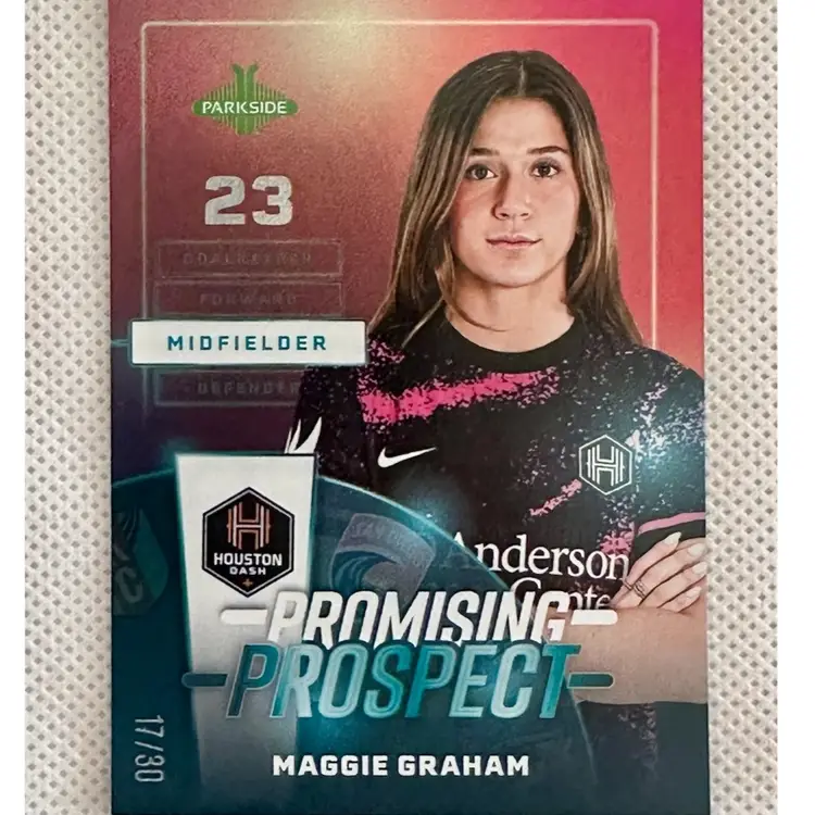 Maggie Graham /30 Promising Prospects 2025 NWSL Parkside Houston Dash