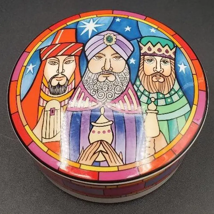 Mikasa Trinket w/ 3 Wisemen w/Lid 4-1/2"